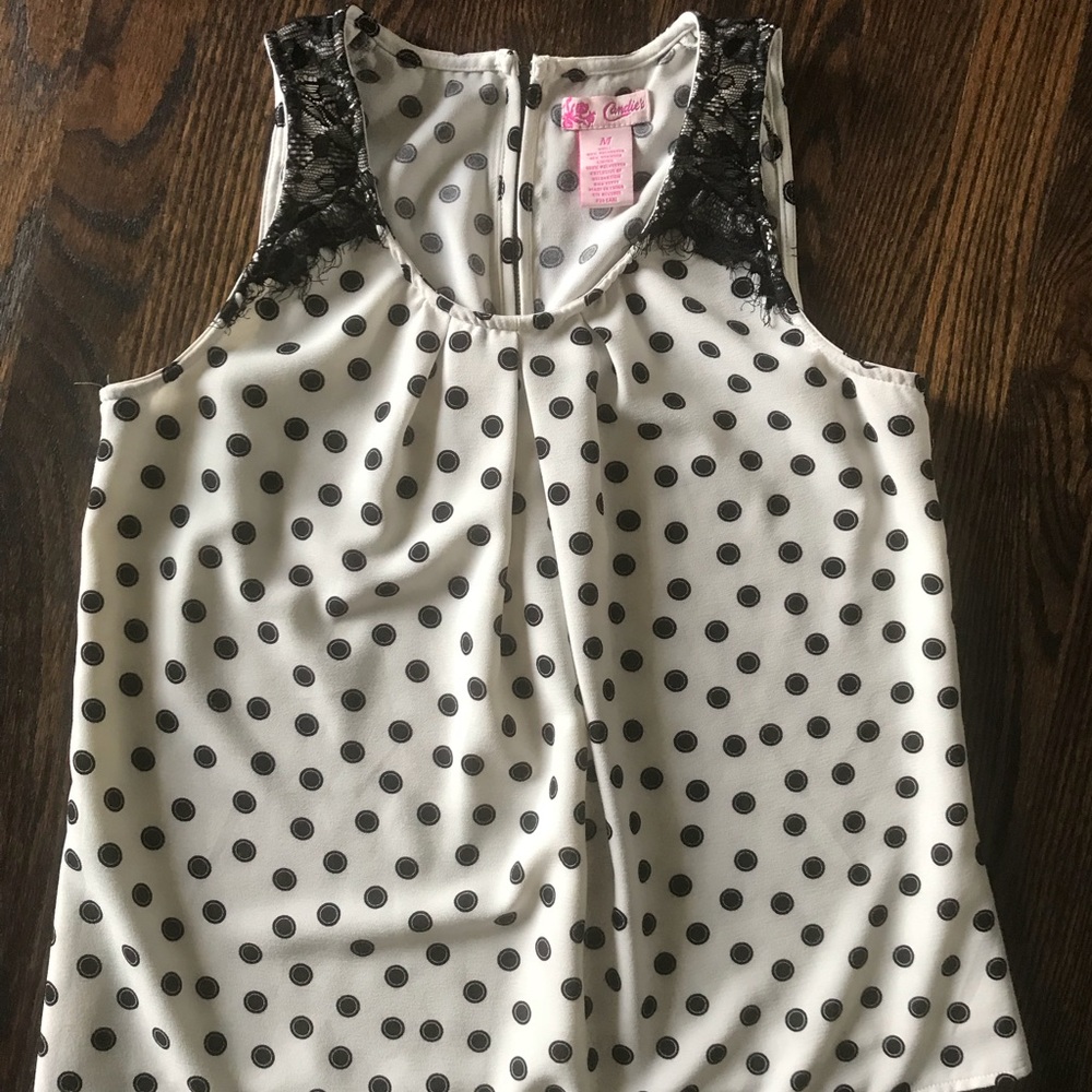 Candies Polka Dot Top